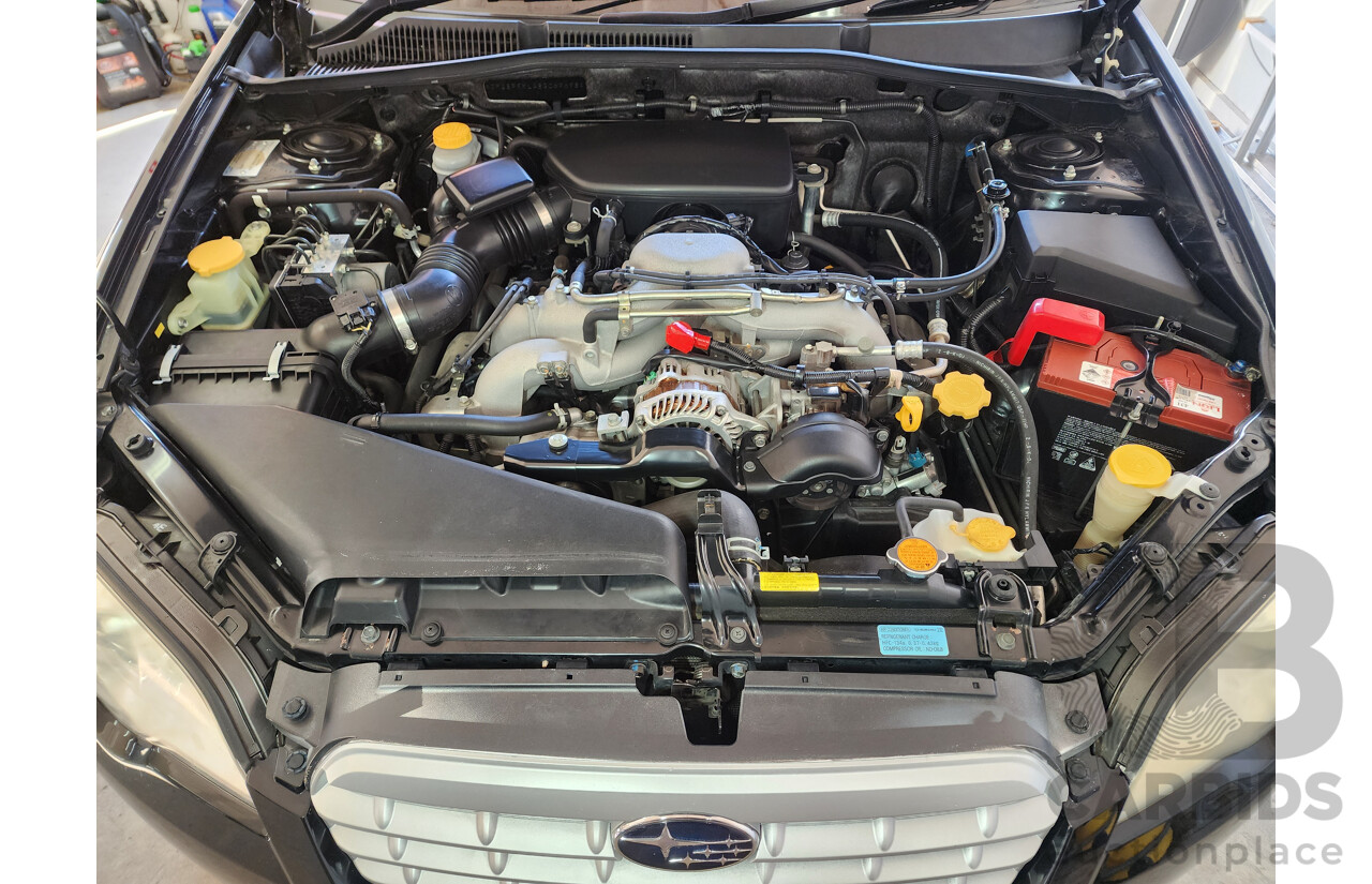10/2008 Subaru Outback 2.5i MY08 4d Wagon Black 2.5L
