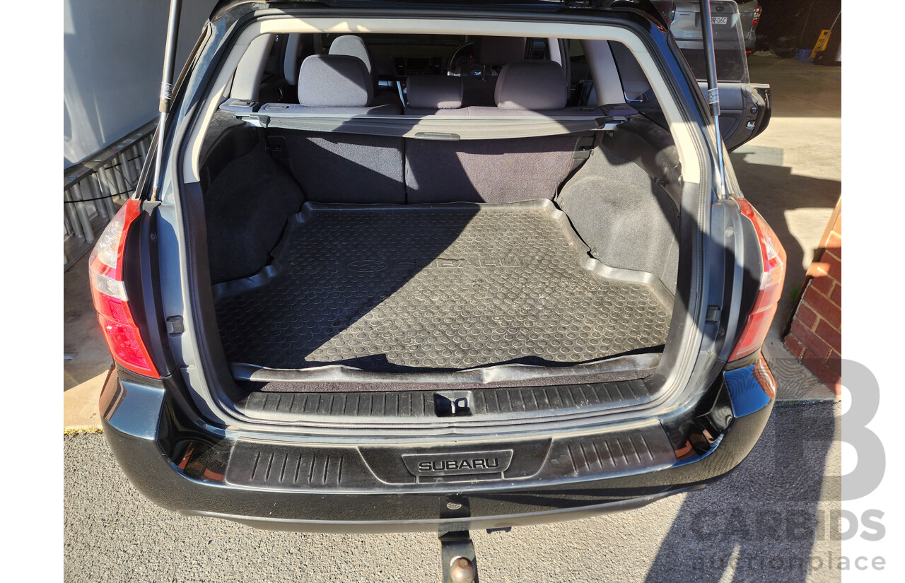 10/2008 Subaru Outback 2.5i MY08 4d Wagon Black 2.5L