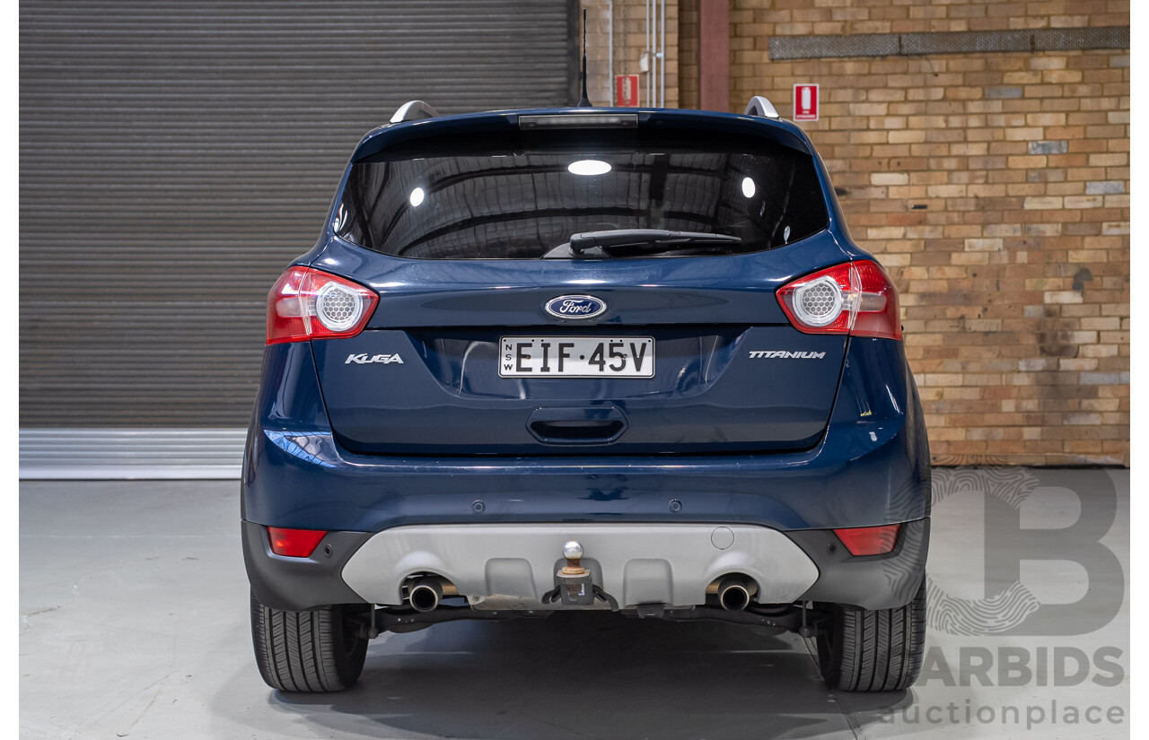06/2012 Ford Kuga Titanium (AWD) TE 4d Wagon Blue 2.5L