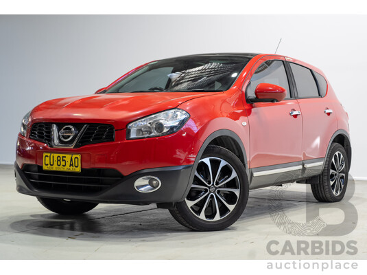 03/2013 Nissan Dualis Ti-L J10 SERIES 3 4d Wagon Red 2.0L