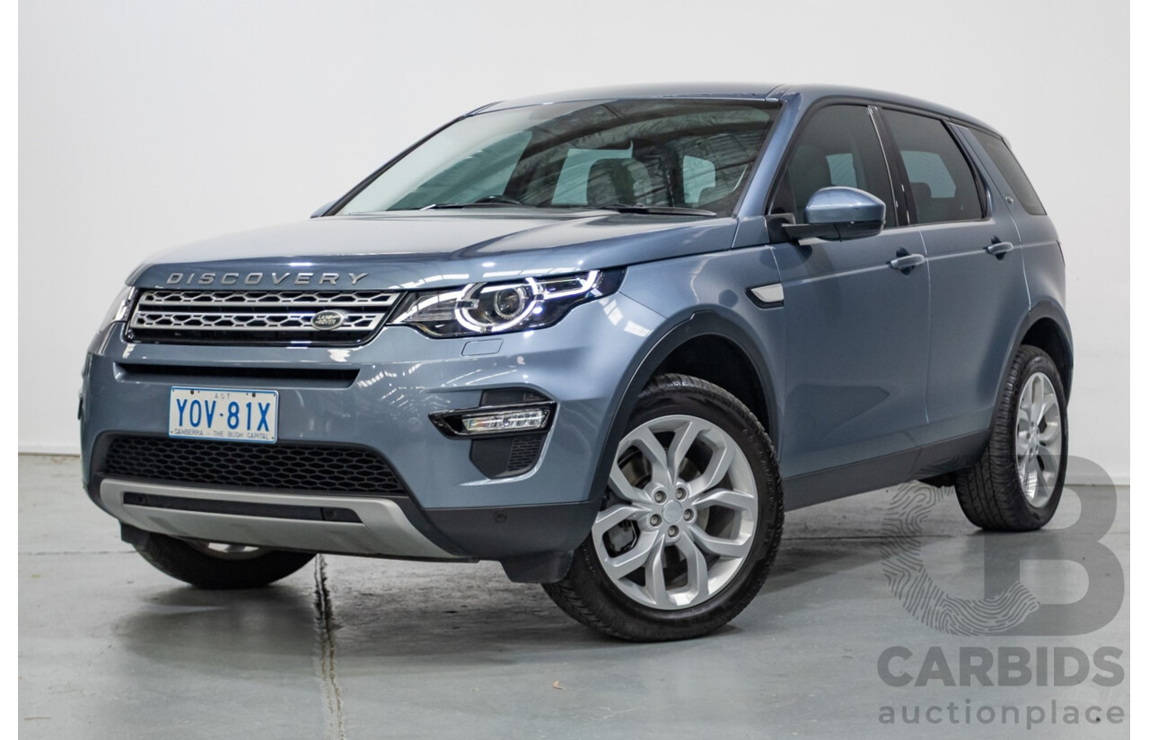 4/2018 Land Rover Discovery Sport TD4 HSE 132kW (AWD) L550 MY18 4d Wagon Byron Blue Metallic Turbo Diesel 2.0L