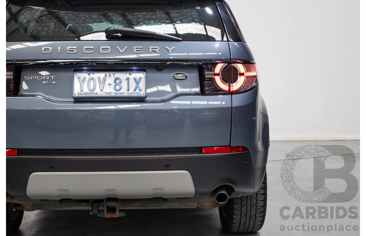 4/2018 Land Rover Discovery Sport TD4 HSE 132kW (AWD) L550 MY18 4d Wagon Byron Blue Metallic Turbo Diesel 2.0L