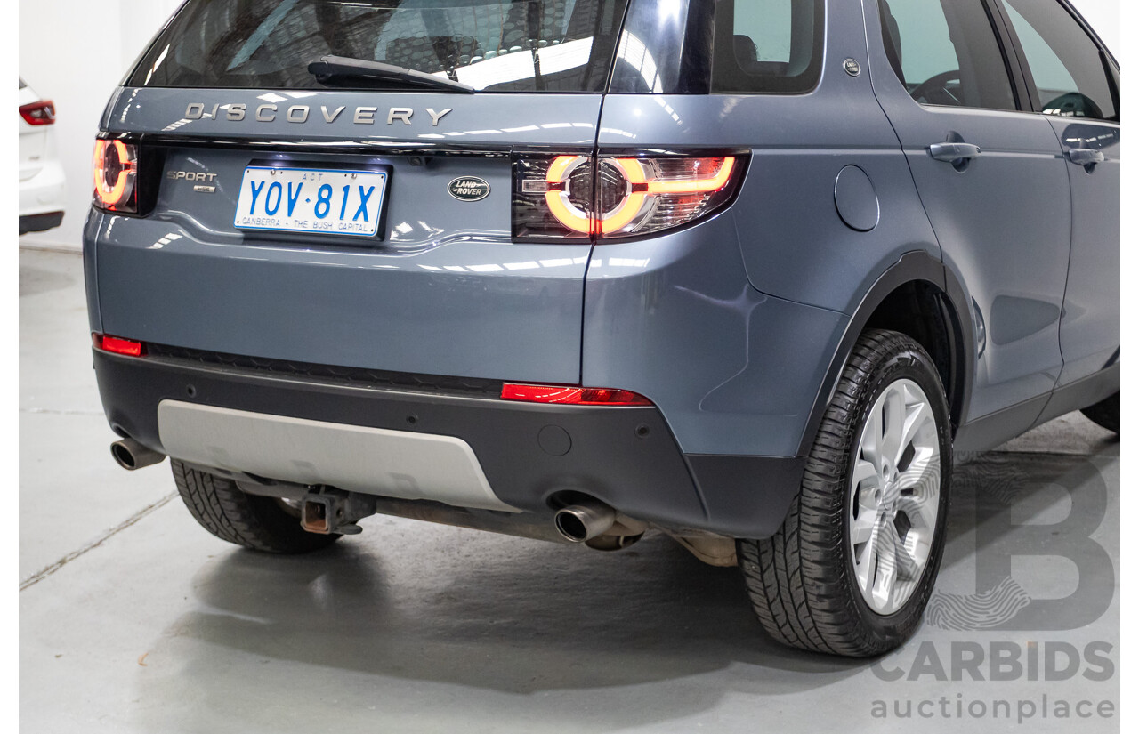 4/2018 Land Rover Discovery Sport TD4 HSE 132kW (AWD) L550 MY18 4d Wagon Byron Blue Metallic Turbo Diesel 2.0L
