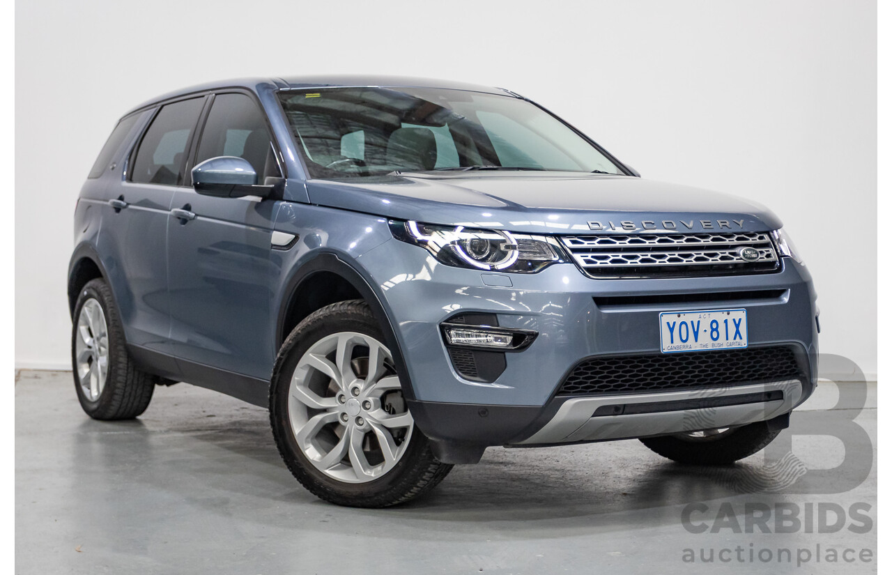 4/2018 Land Rover Discovery Sport TD4 HSE 132kW (AWD) L550 MY18 4d Wagon Byron Blue Metallic Turbo Diesel 2.0L