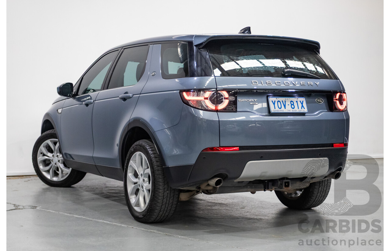 4/2018 Land Rover Discovery Sport TD4 HSE 132kW (AWD) L550 MY18 4d Wagon Byron Blue Metallic Turbo Diesel 2.0L