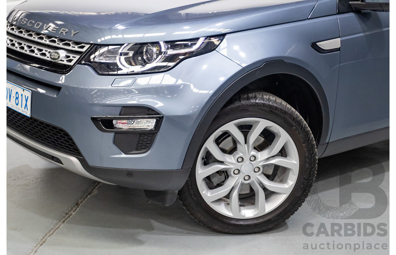 4/2018 Land Rover Discovery Sport TD4 HSE 132kW (AWD) L550 MY18 4d Wagon Byron Blue Metallic Turbo Diesel 2.0L