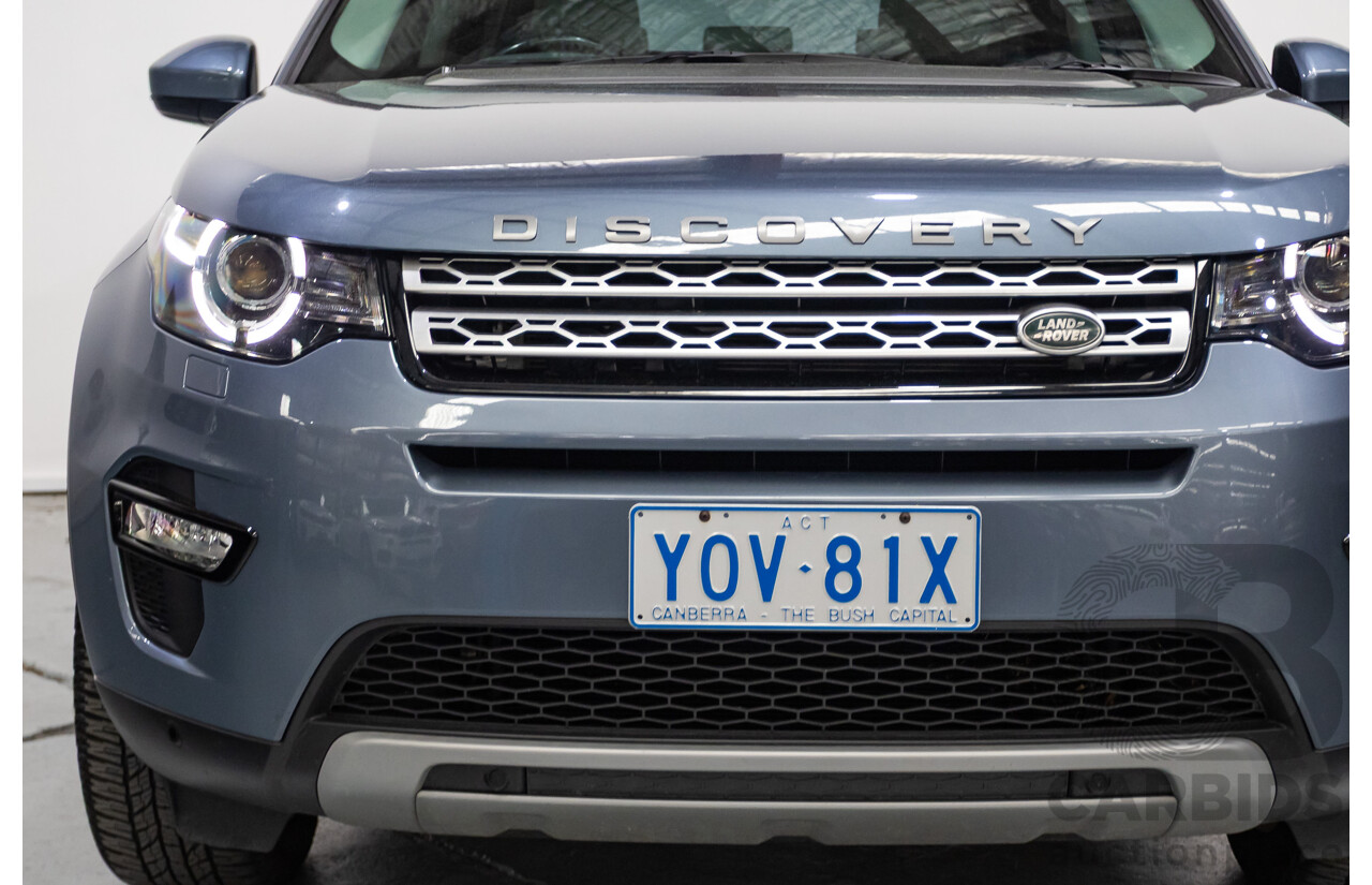 4/2018 Land Rover Discovery Sport TD4 HSE 132kW (AWD) L550 MY18 4d Wagon Byron Blue Metallic Turbo Diesel 2.0L