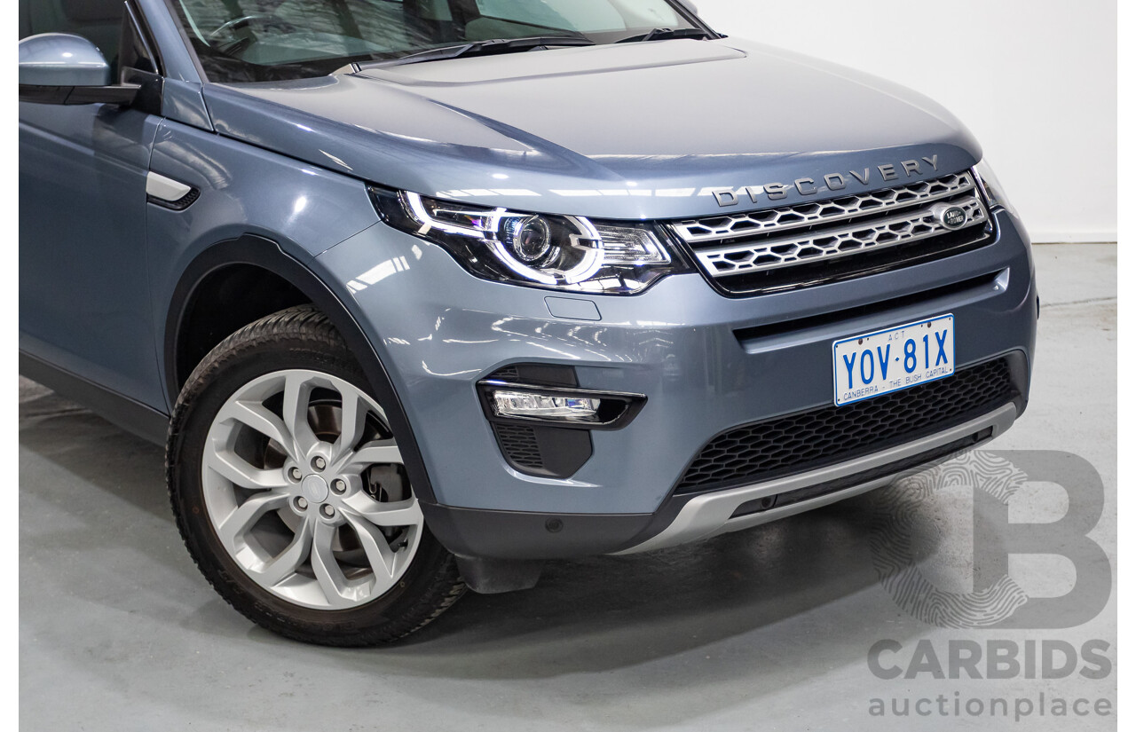 4/2018 Land Rover Discovery Sport TD4 HSE 132kW (AWD) L550 MY18 4d Wagon Byron Blue Metallic Turbo Diesel 2.0L