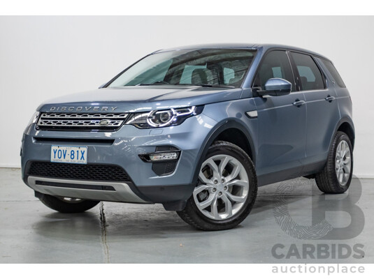 4/2018 Land Rover Discovery Sport TD4 HSE 132kW (AWD) L550 MY18 4d Wagon Byron Blue Metallic Turbo Diesel 2.0L