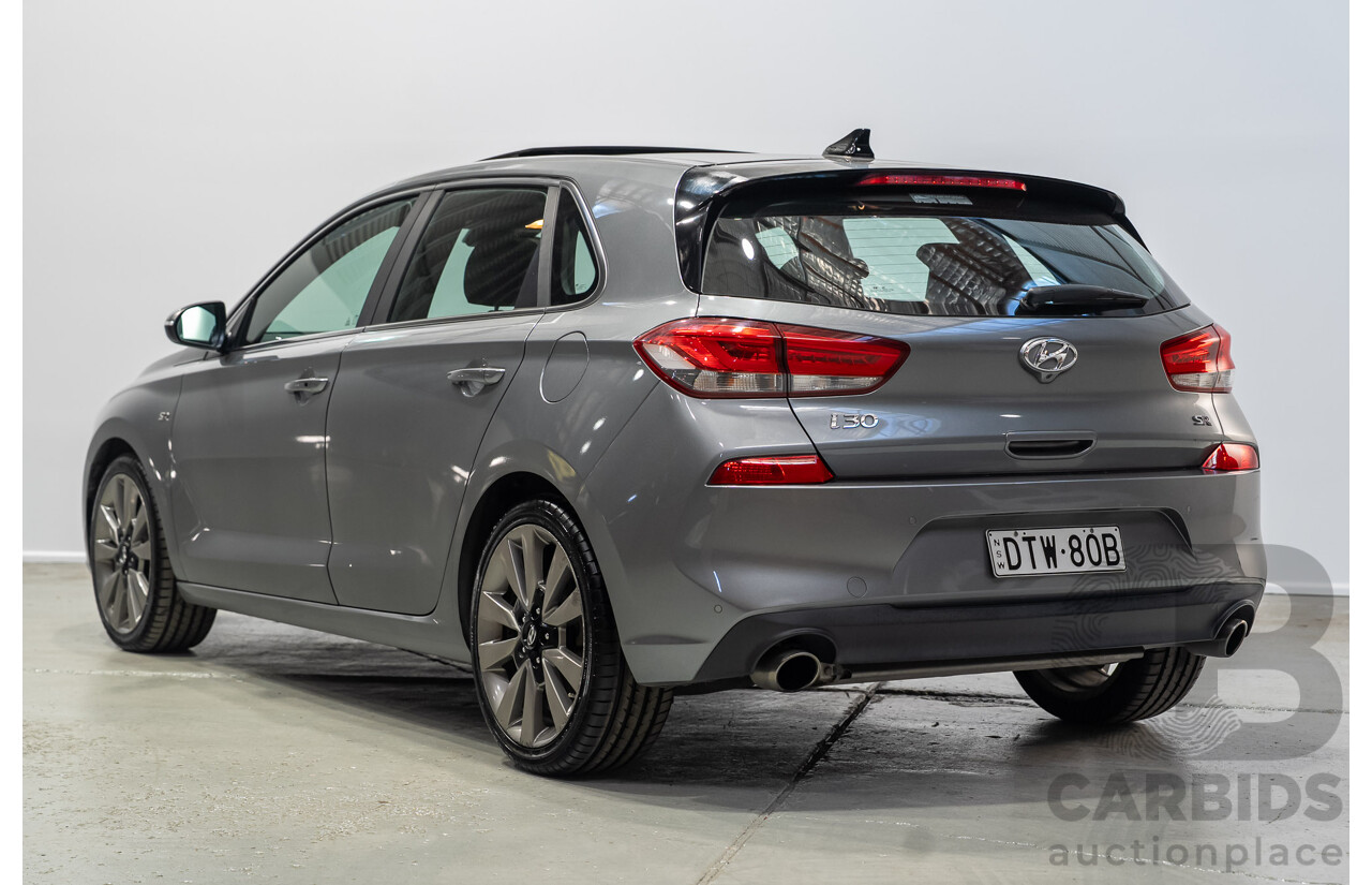 11/2017 Hyundai I30 SR Premium PD 4D Hatchback Galactic Grey 1.6L