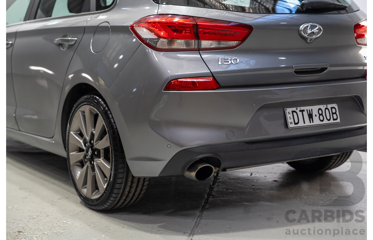 11/2017 Hyundai I30 SR Premium PD 4D Hatchback Galactic Grey 1.6L