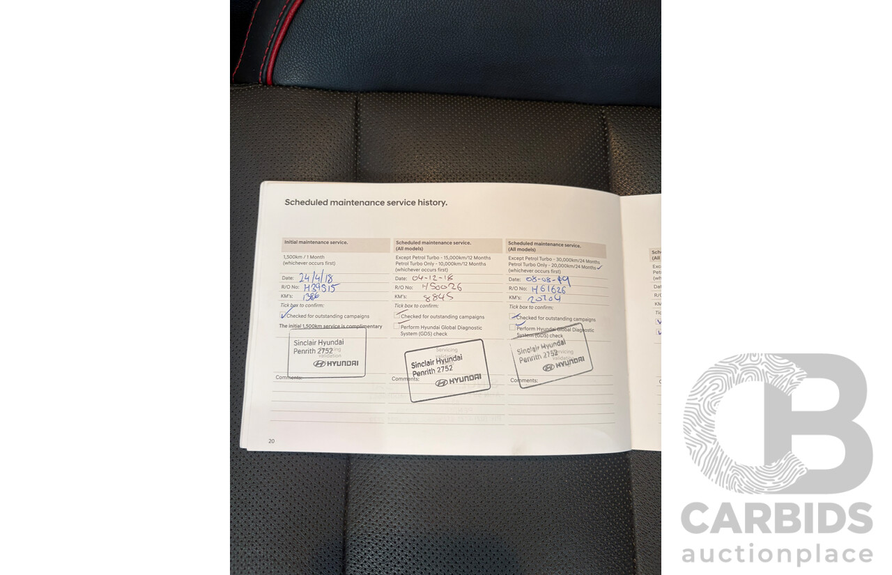 11/2017 Hyundai I30 SR Premium PD 4D Hatchback Galactic Grey 1.6L