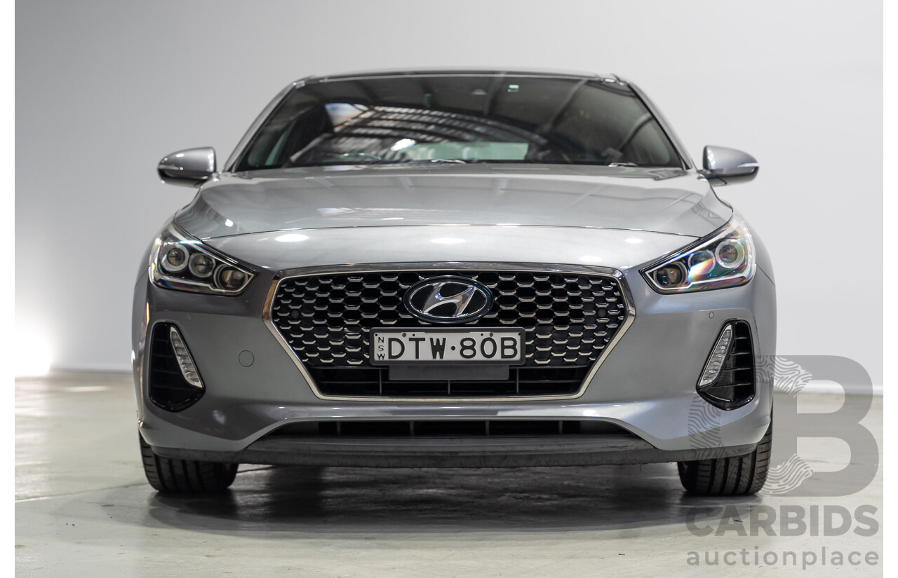11/2017 Hyundai I30 SR Premium PD 4D Hatchback Galactic Grey 1.6L