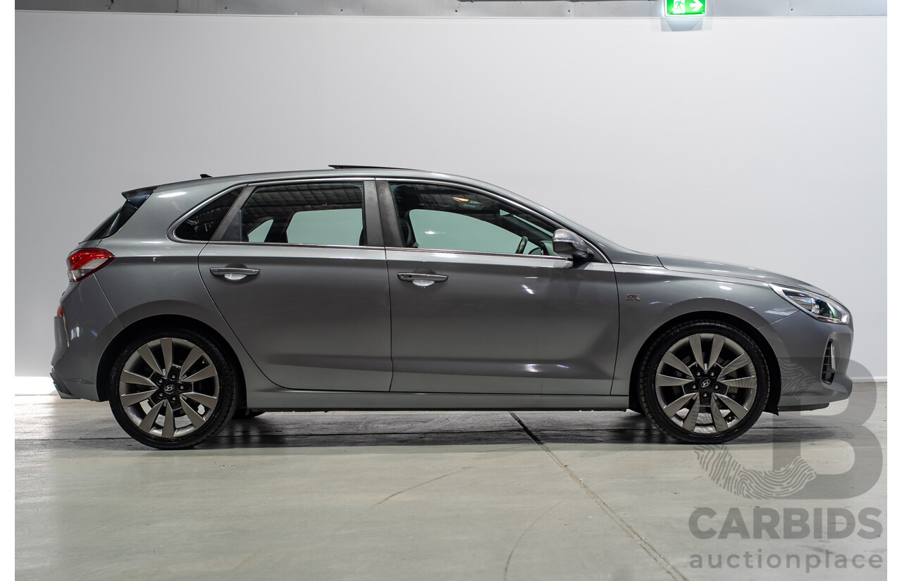 11/2017 Hyundai I30 SR Premium PD 4D Hatchback Galactic Grey 1.6L