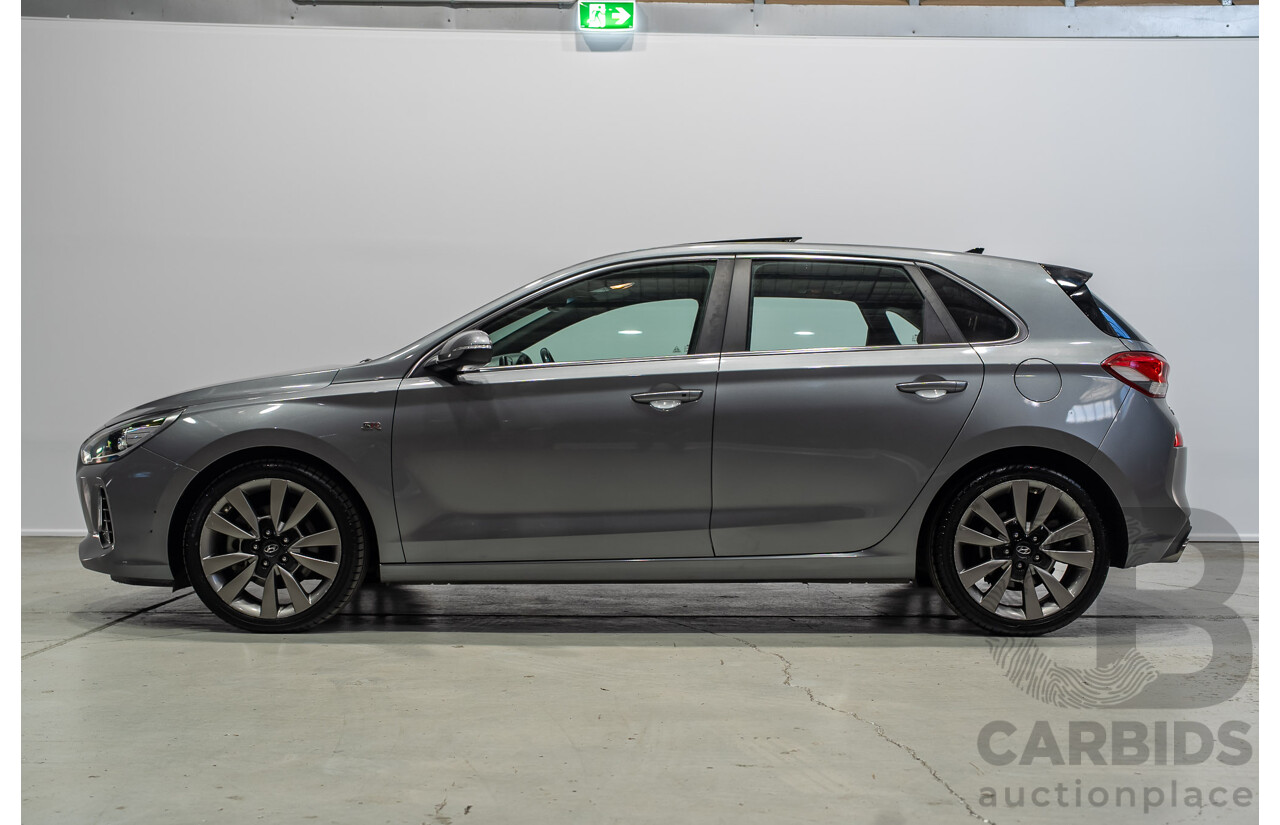 11/2017 Hyundai I30 SR Premium PD 4D Hatchback Galactic Grey 1.6L