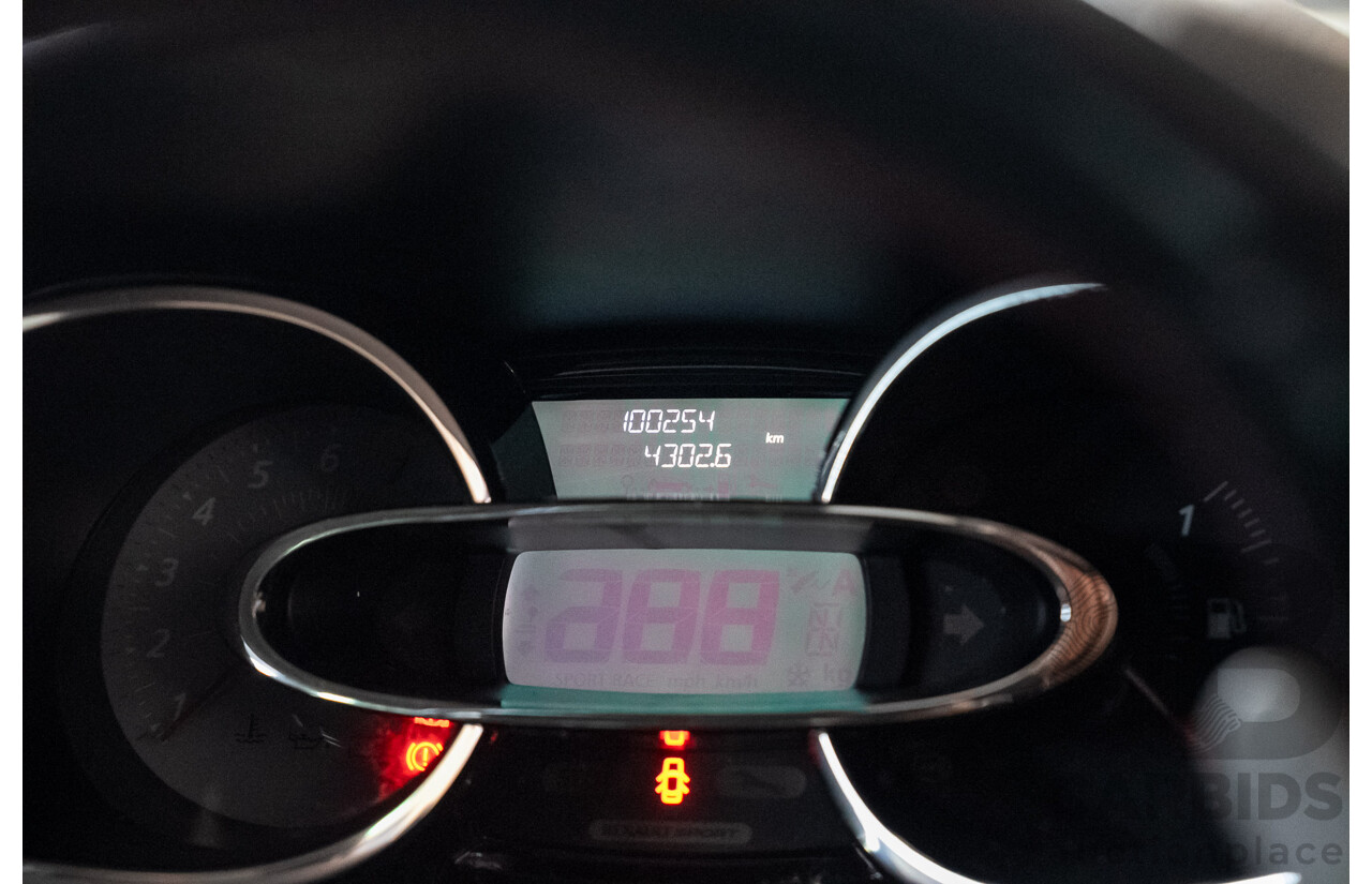 12/2013 Renault Clio R.S. 200 CUP X98 5d Hatchback Silver 1.6L
