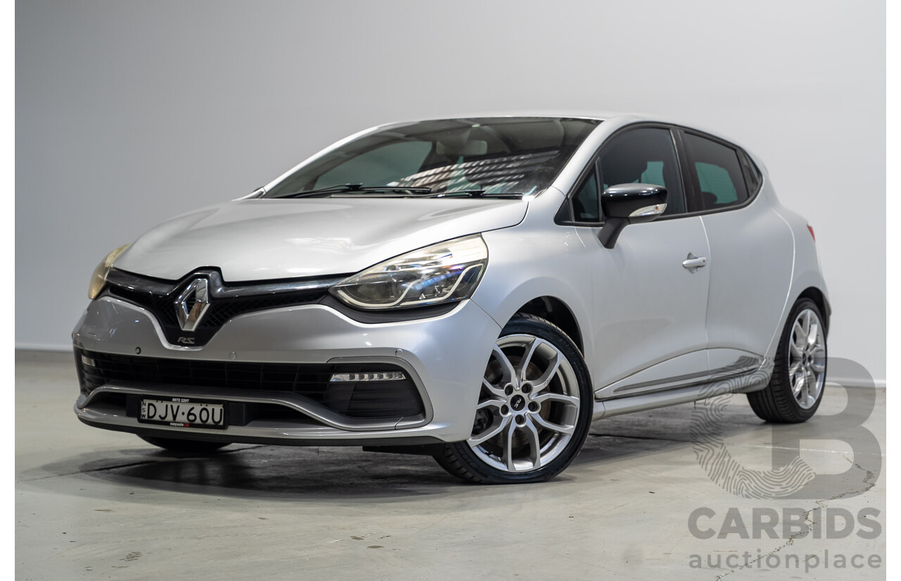 12/2013 Renault Clio R.S. 200 CUP X98 5d Hatchback Silver 1.6L