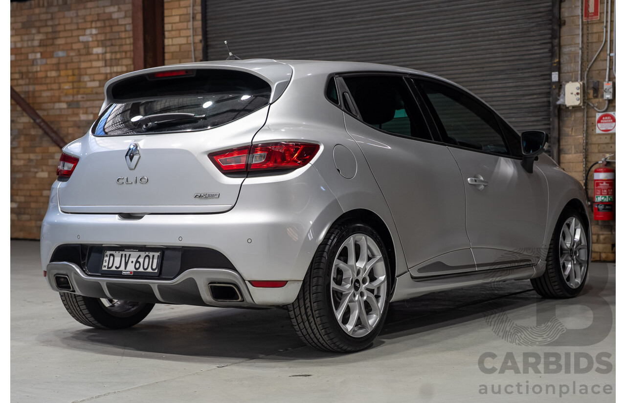 12/2013 Renault Clio R.S. 200 CUP X98 5d Hatchback Silver 1.6L