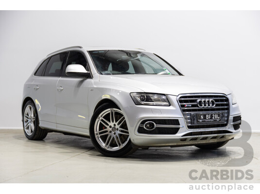 06/2014 Audi Sq5 3.0 TDI Quattro (AWD) 8R 5d Wagon Silver 3.0L