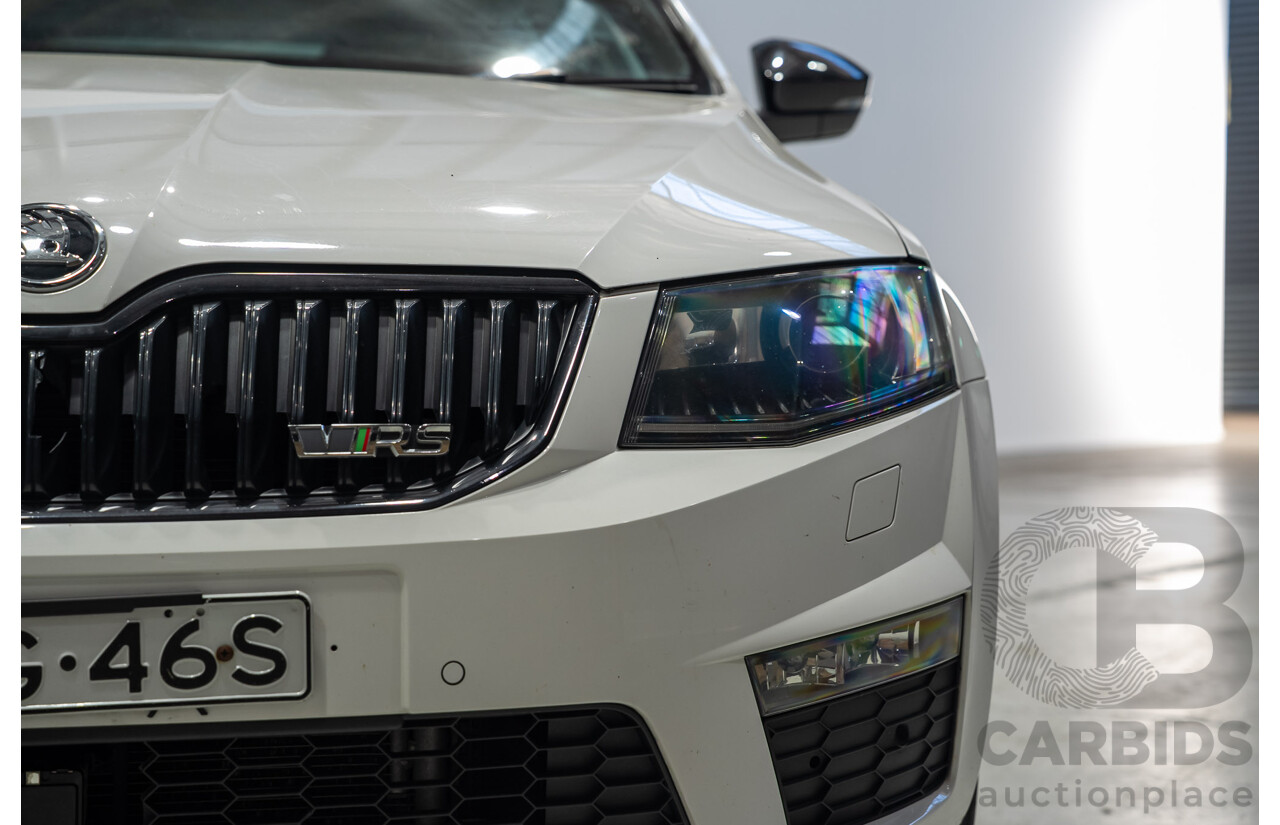 06/2015 Skoda Octavia RS 162 TSI NE MY15 4d Wagon White Turbo 2.0L