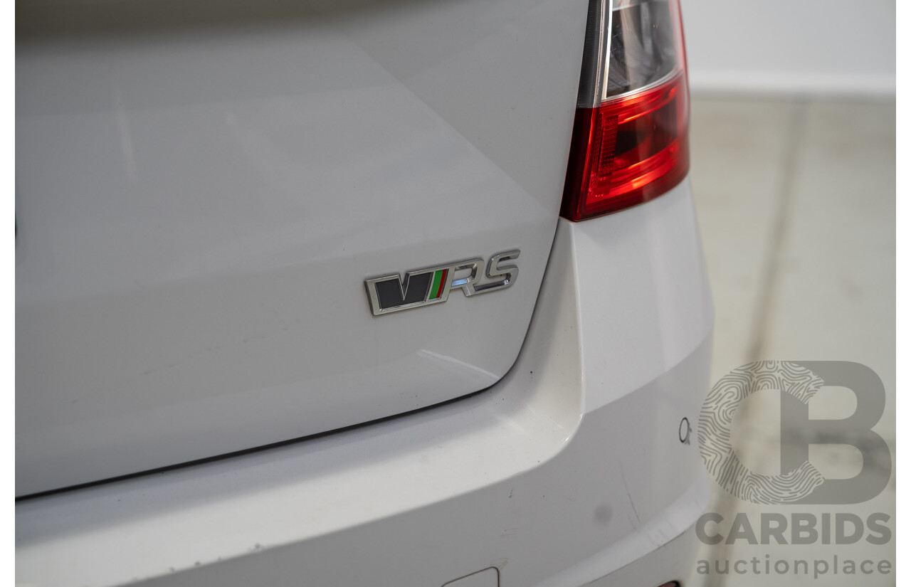 06/2015 Skoda Octavia RS 162 TSI NE MY15 4d Wagon White Turbo 2.0L