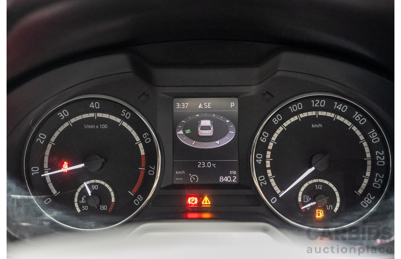 06/2015 Skoda Octavia RS 162 TSI NE MY15 4d Wagon White Turbo 2.0L