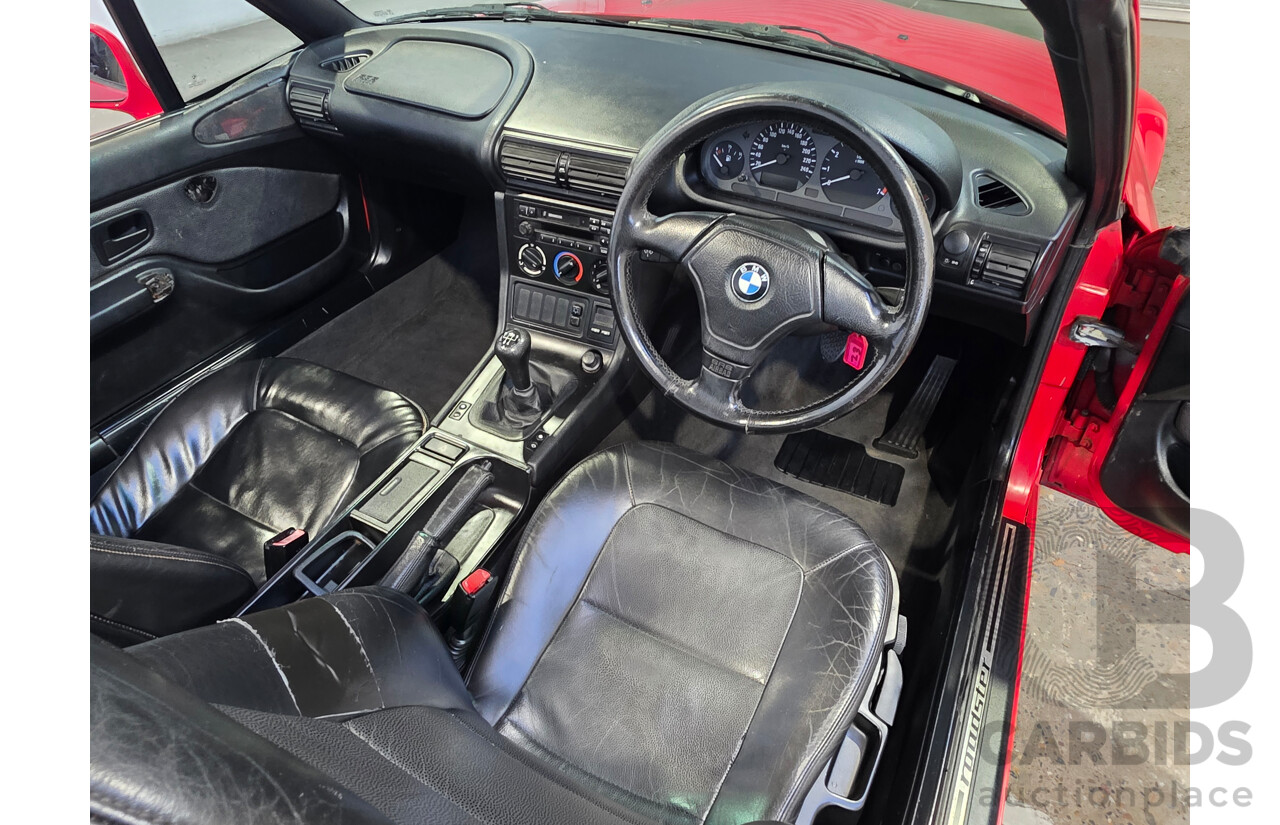 02/1997 BMW Z3 E36 (RWD) 2d Roadster Convertible Red 1.9L