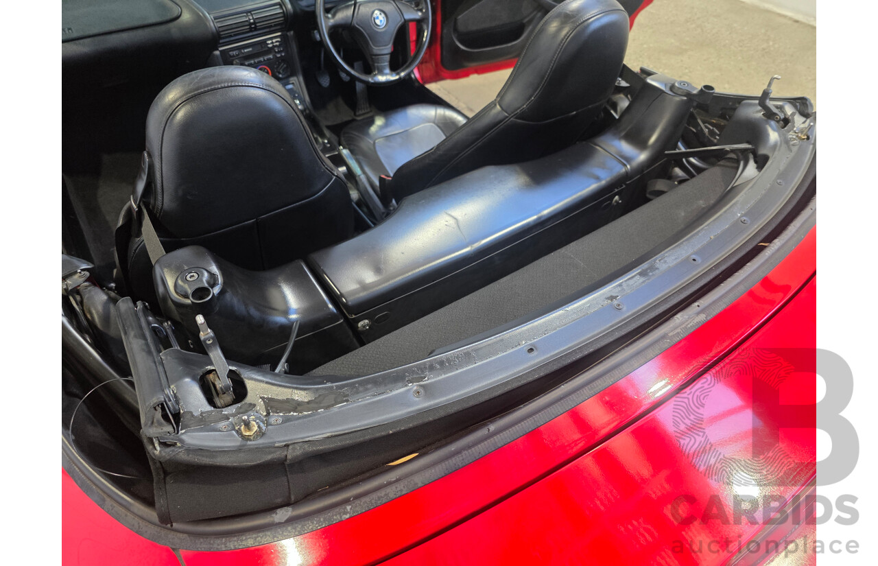 02/1997 BMW Z3 E36 (RWD) 2d Roadster Convertible Red 1.9L