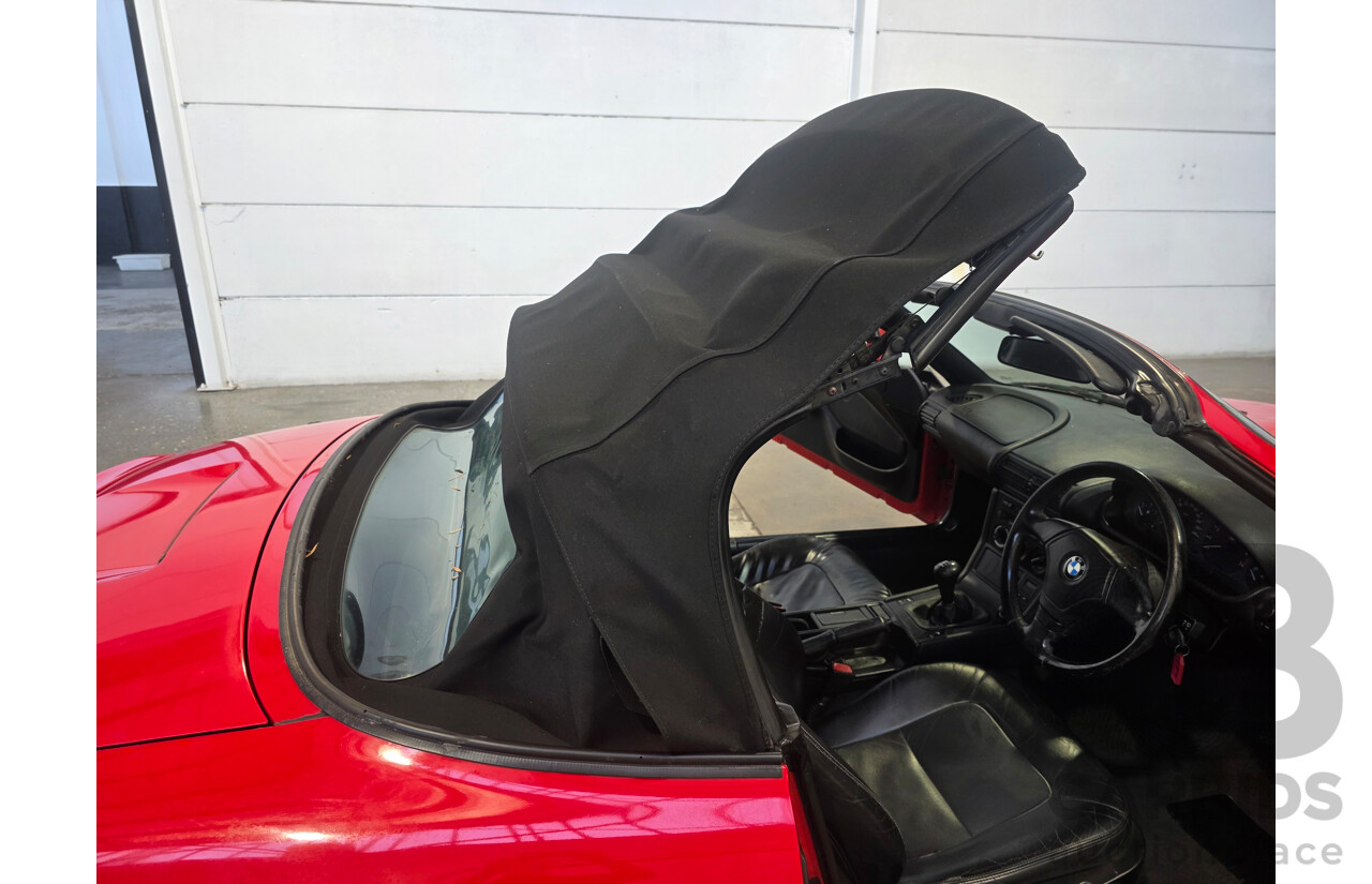 02/1997 BMW Z3 E36 (RWD) 2d Roadster Convertible Red 1.9L