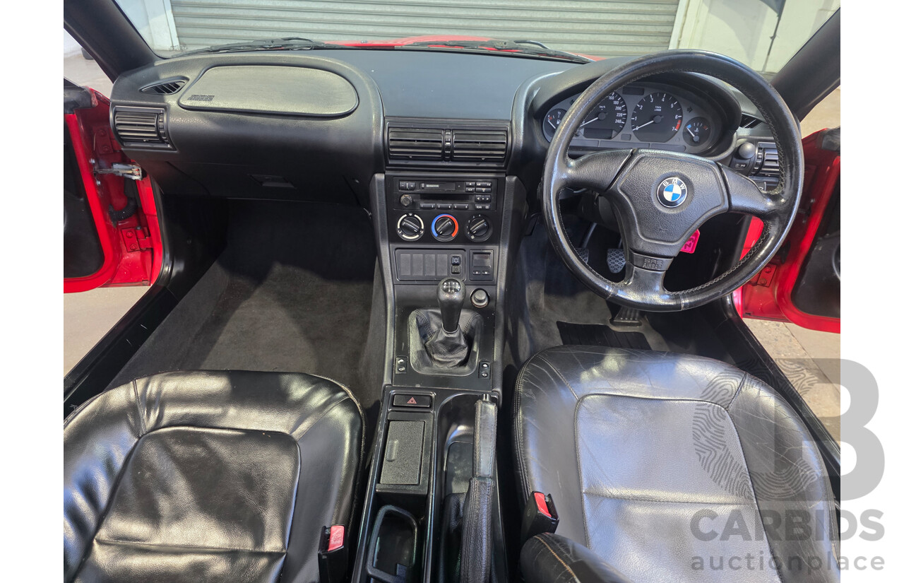 02/1997 BMW Z3 E36 (RWD) 2d Roadster Convertible Red 1.9L