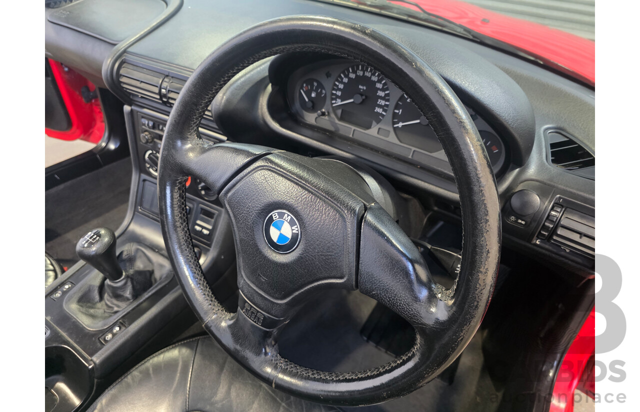 02/1997 BMW Z3 E36 (RWD) 2d Roadster Convertible Red 1.9L