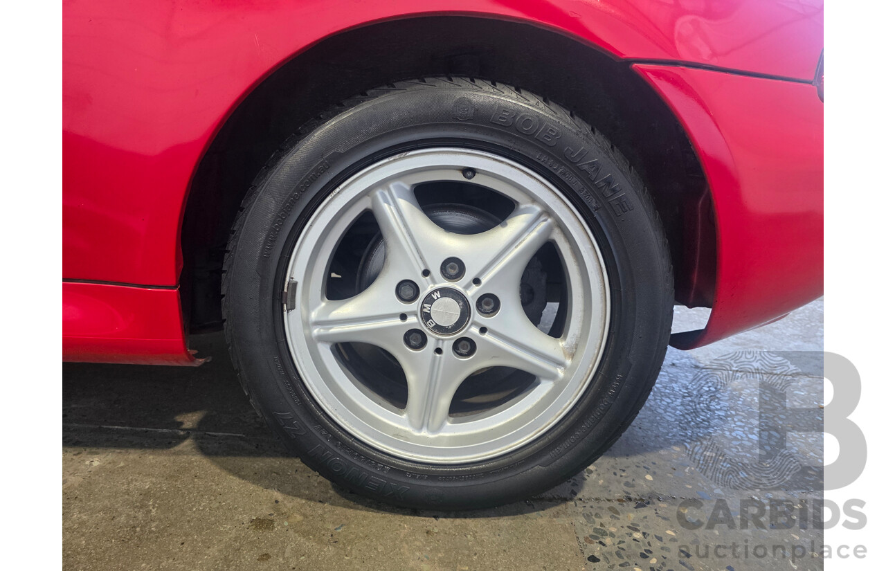 02/1997 BMW Z3 E36 (RWD) 2d Roadster Convertible Red 1.9L