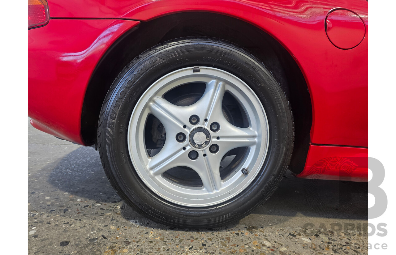 02/1997 BMW Z3 E36 (RWD) 2d Roadster Convertible Red 1.9L