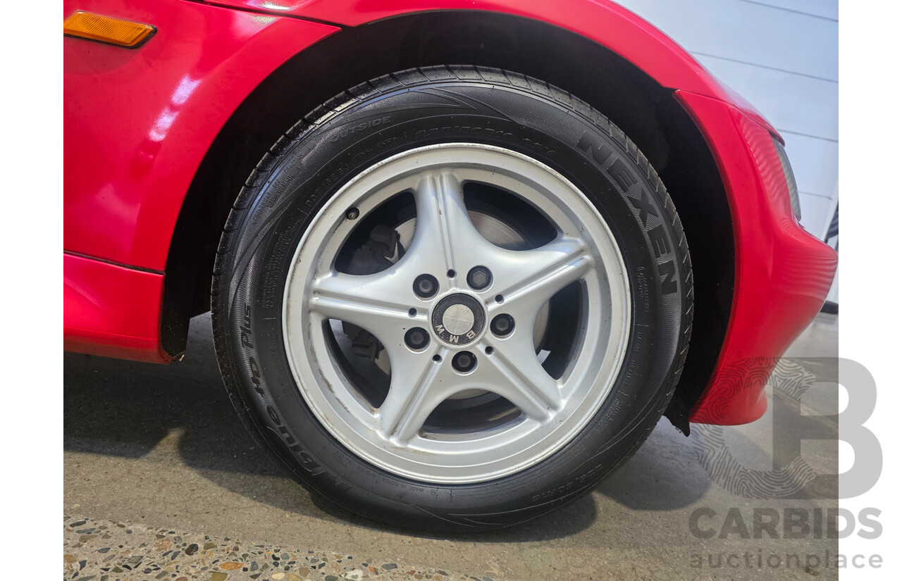 02/1997 BMW Z3 E36 (RWD) 2d Roadster Convertible Red 1.9L