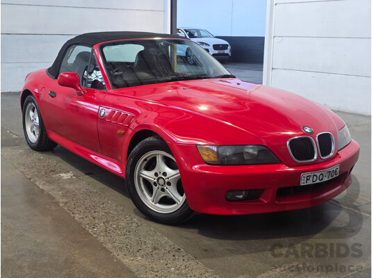 02/1997 BMW Z3 E36 (RWD) 2d Roadster Convertible Red 1.9L