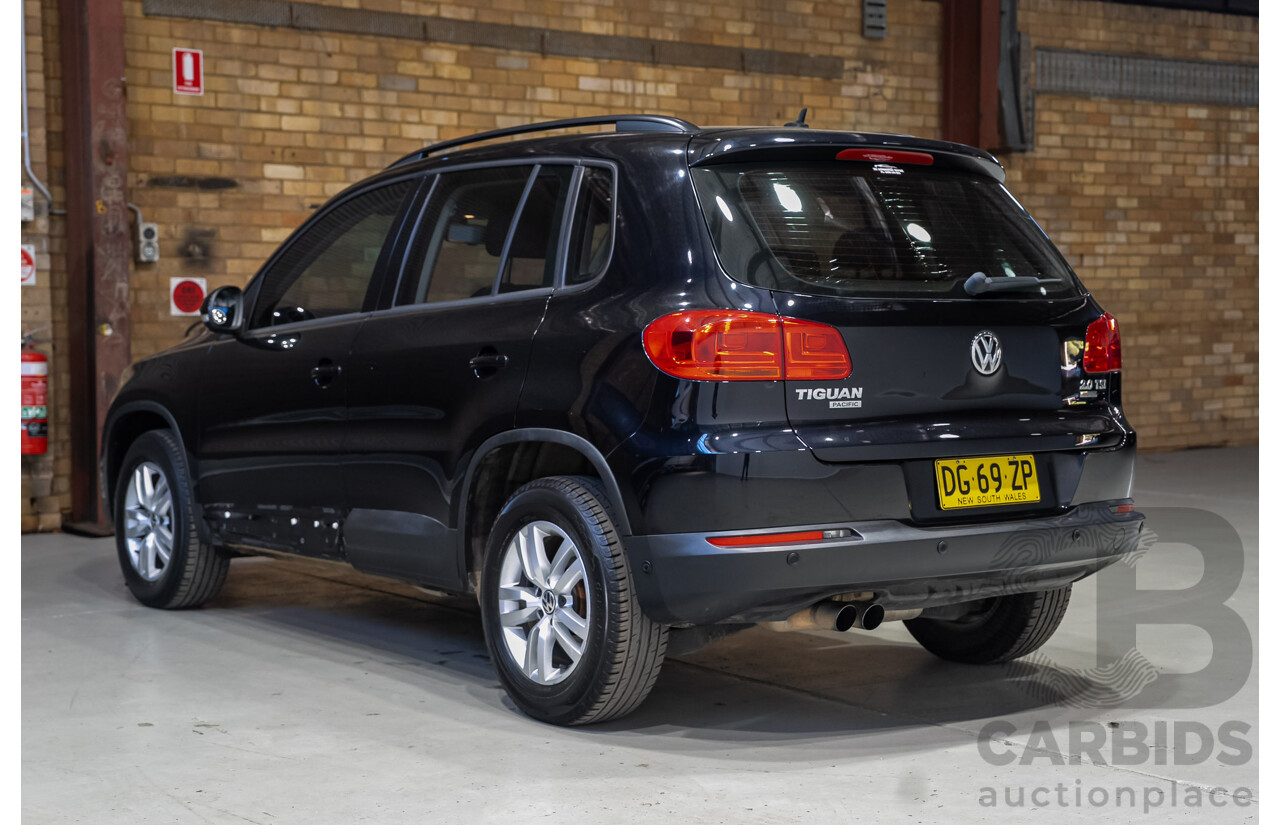 08/2012 Volkswagen Tiguan 132 TSI (AWD) 5NC MY12 4d Wagon Black Turbo 2.0L