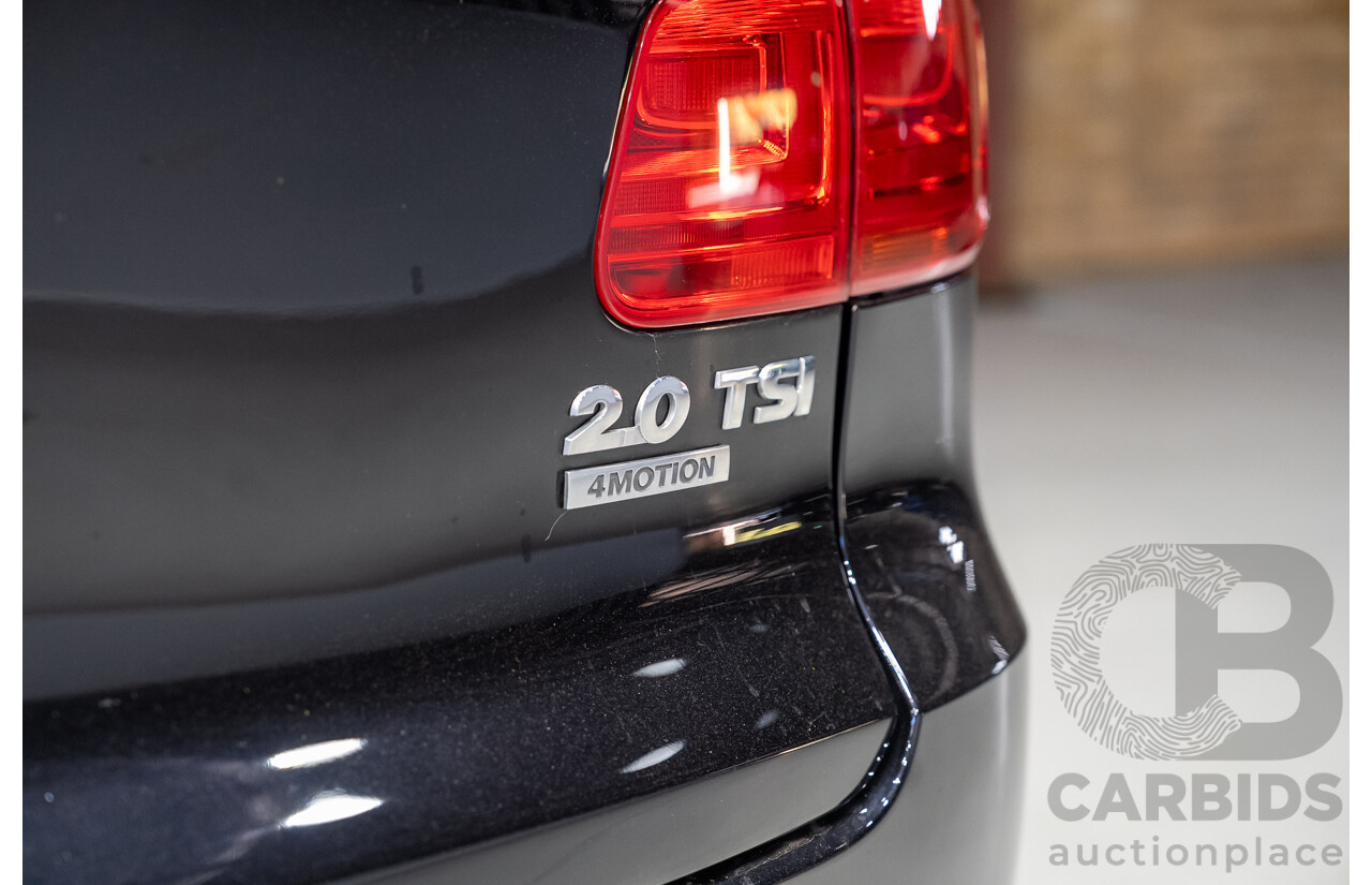 08/2012 Volkswagen Tiguan 132 TSI (AWD) 5NC MY12 4d Wagon Black Turbo 2.0L