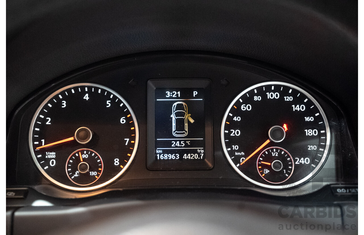 08/2012 Volkswagen Tiguan 132 TSI (AWD) 5NC MY12 4d Wagon Black Turbo 2.0L