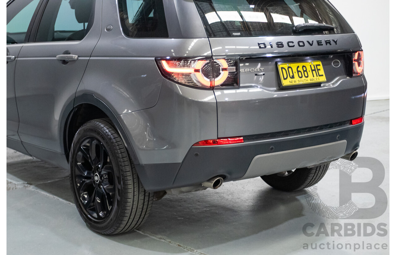 1/2018 Land Rover Discovery Sport TD4 HSE Luxury 132kW (AWD) L550 MY18 4d Wagon Corris Grey Metallic Turbo Diesel 2.0L - 7 Seater