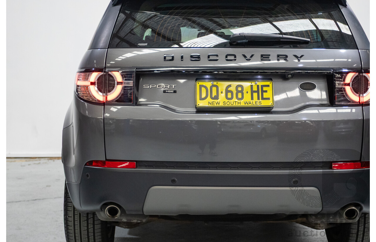 1/2018 Land Rover Discovery Sport TD4 HSE Luxury 132kW (AWD) L550 MY18 4d Wagon Corris Grey Metallic Turbo Diesel 2.0L - 7 Seater