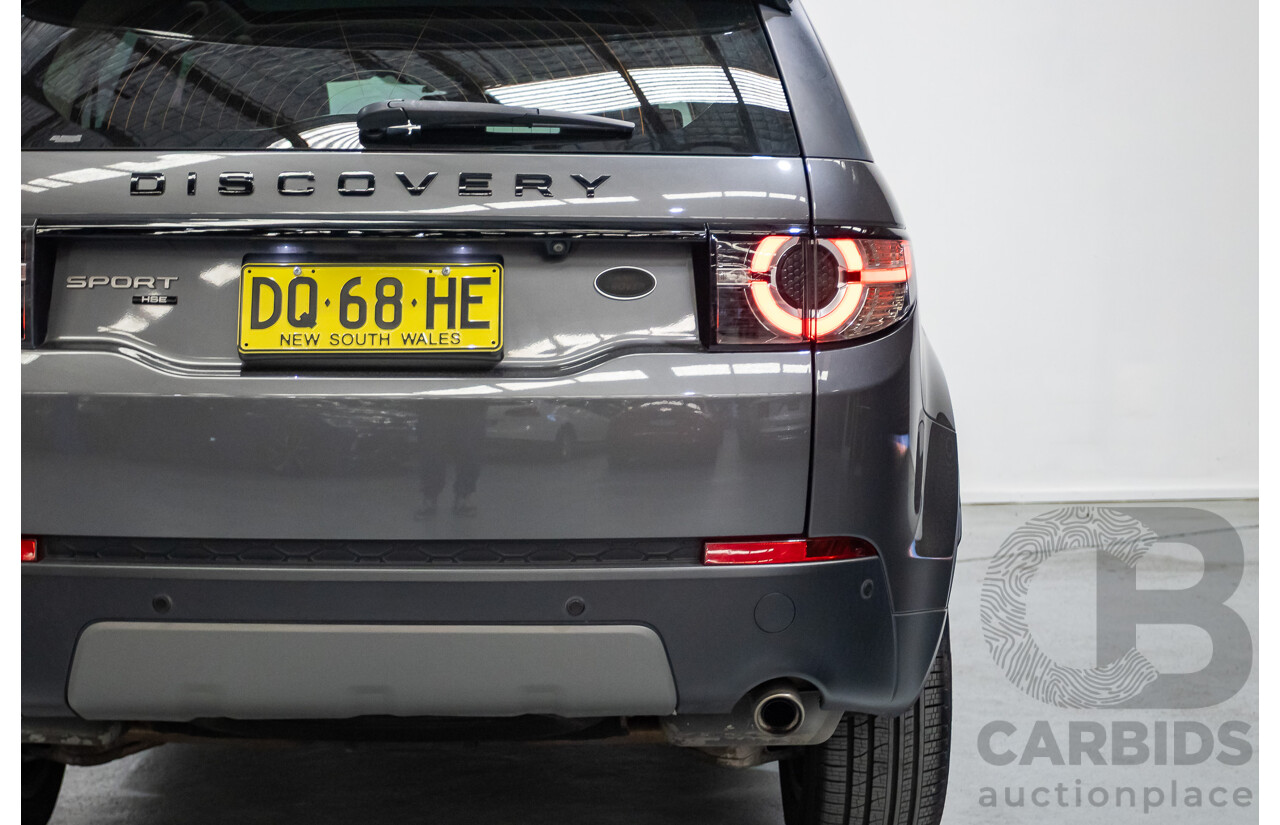 1/2018 Land Rover Discovery Sport TD4 HSE Luxury 132kW (AWD) L550 MY18 4d Wagon Corris Grey Metallic Turbo Diesel 2.0L - 7 Seater