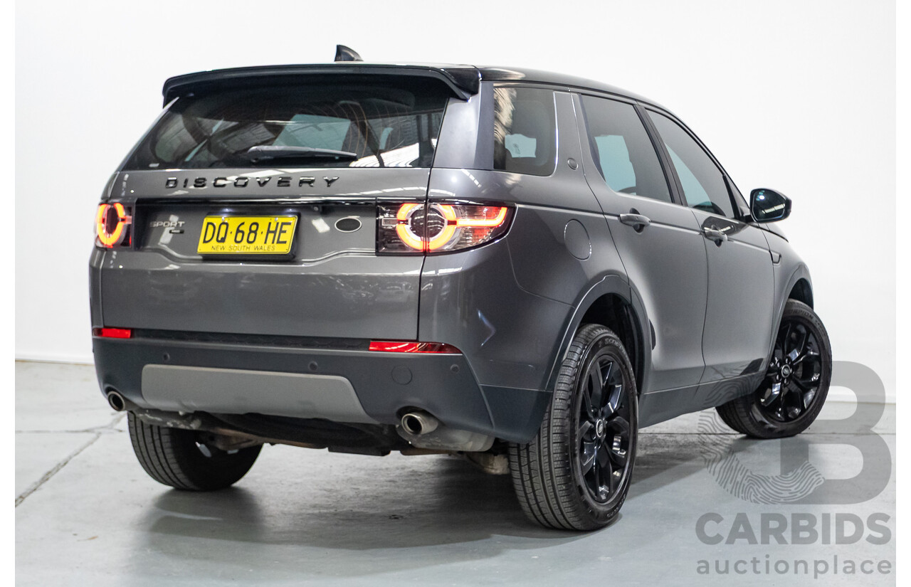 1/2018 Land Rover Discovery Sport TD4 HSE Luxury 132kW (AWD) L550 MY18 4d Wagon Corris Grey Metallic Turbo Diesel 2.0L - 7 Seater