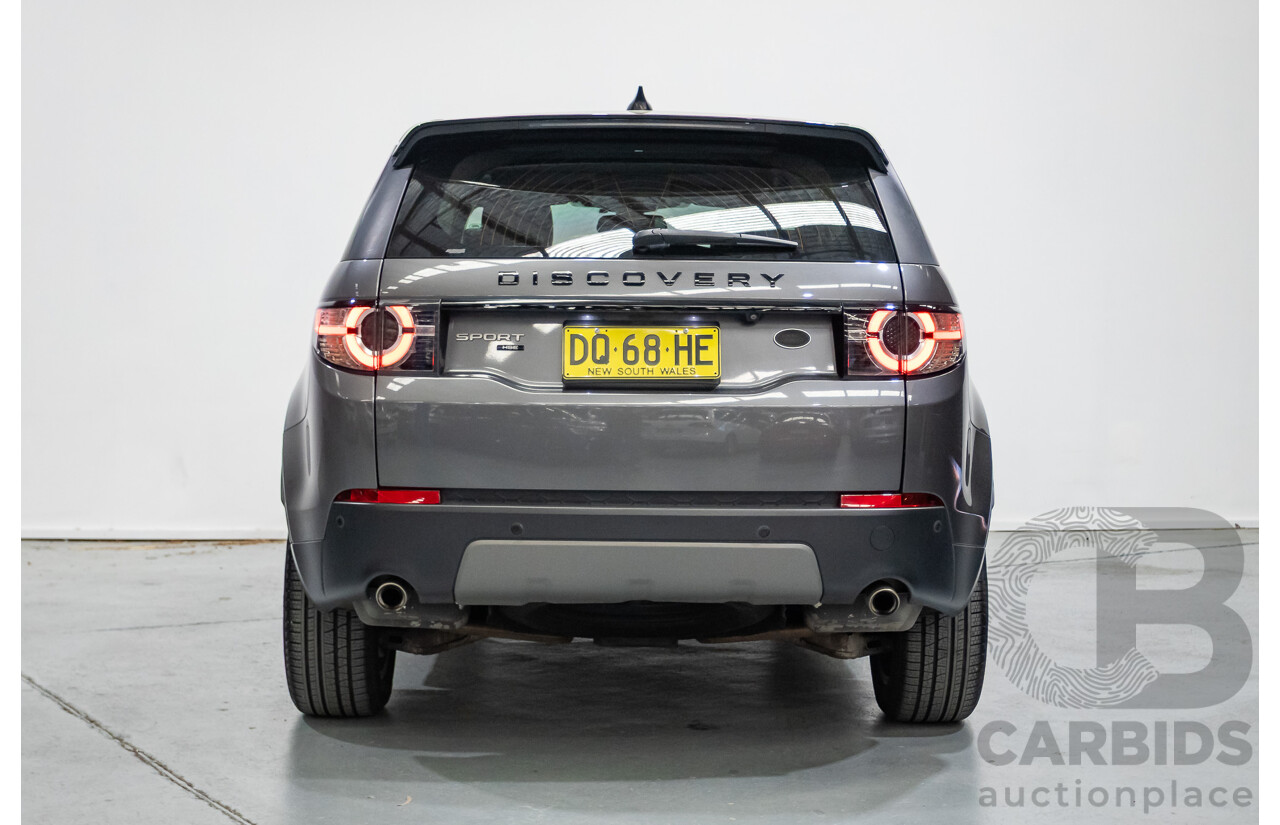 1/2018 Land Rover Discovery Sport TD4 HSE Luxury 132kW (AWD) L550 MY18 4d Wagon Corris Grey Metallic Turbo Diesel 2.0L - 7 Seater