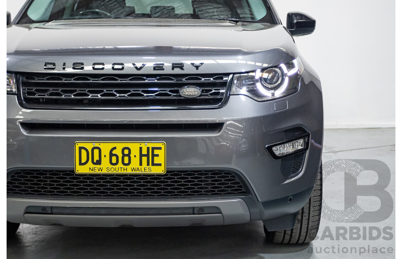 1/2018 Land Rover Discovery Sport TD4 HSE Luxury 132kW (AWD) L550 MY18 4d Wagon Corris Grey Metallic Turbo Diesel 2.0L - 7 Seater