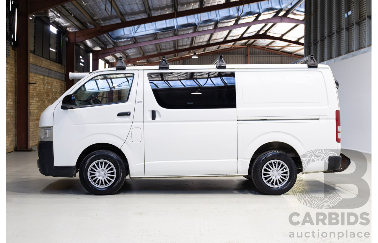 01/2008 Toyota Hiace LWB TRH201R MY07 UPGRADE 4d Van White 2.7L
