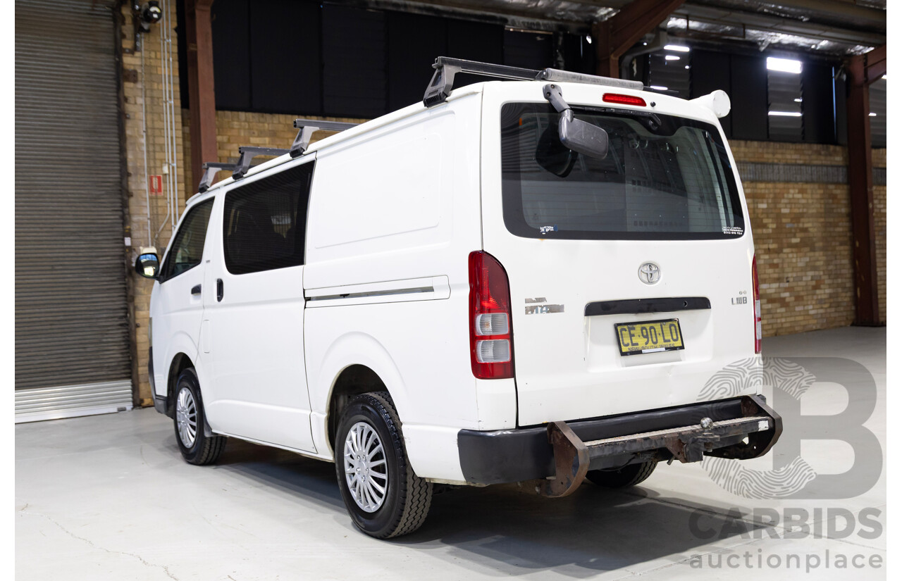 01/2008 Toyota Hiace LWB TRH201R MY07 UPGRADE 4d Van White 2.7L