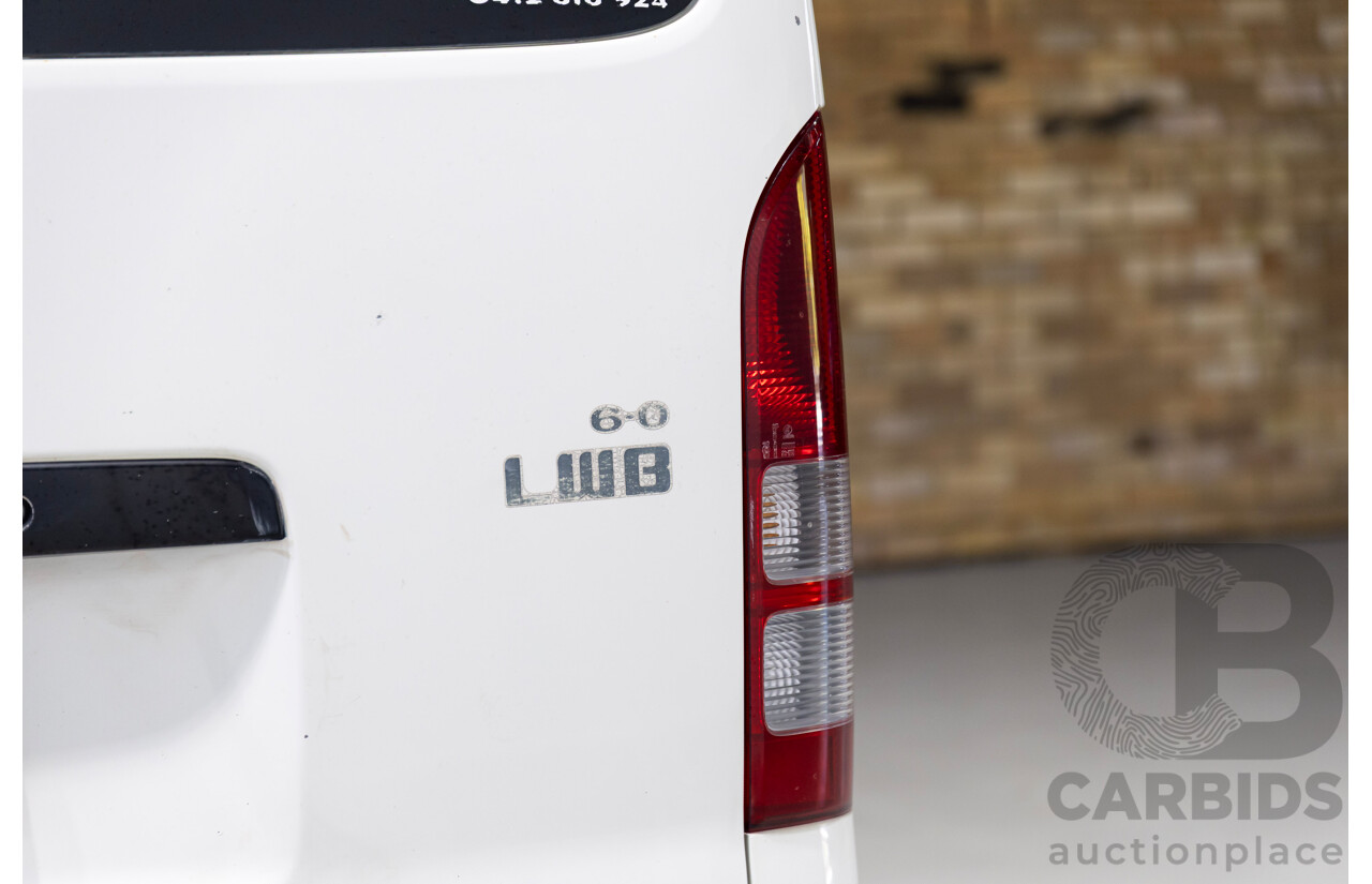 01/2008 Toyota Hiace LWB TRH201R MY07 UPGRADE 4d Van White 2.7L