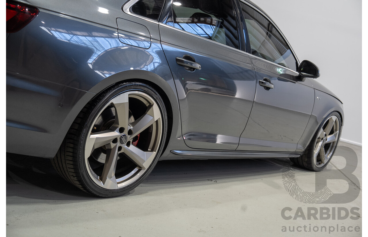 01/2018 Audi S4 3.0 TFSI Quattro Tiptronic (AWD) B9 MY18 4d Sedan Daytona Grey Turbo 3.0L