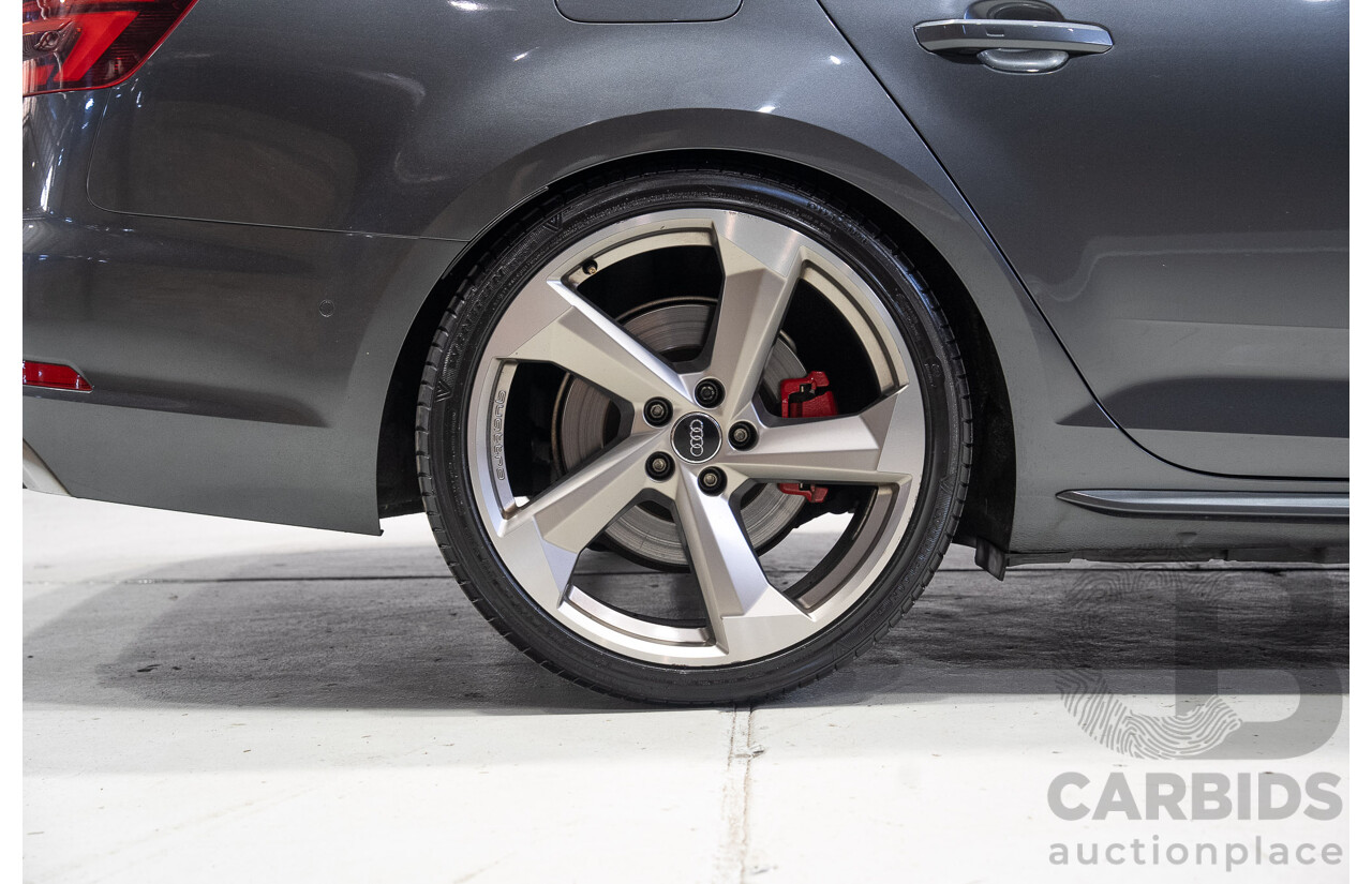 01/2018 Audi S4 3.0 TFSI Quattro Tiptronic (AWD) B9 MY18 4d Sedan Daytona Grey Turbo 3.0L