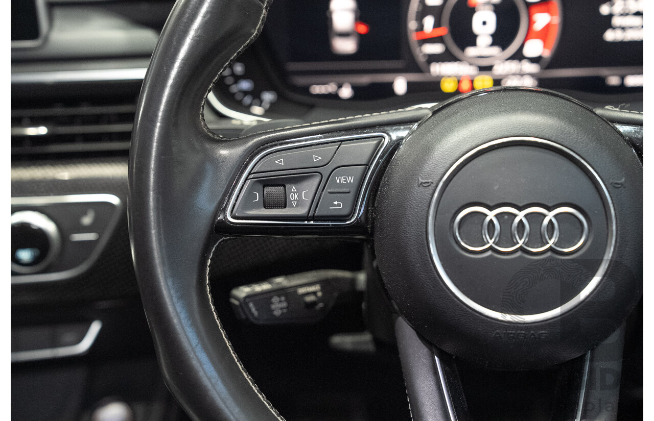01/2018 Audi S4 3.0 TFSI Quattro Tiptronic (AWD) B9 MY18 4d Sedan Daytona Grey Turbo 3.0L